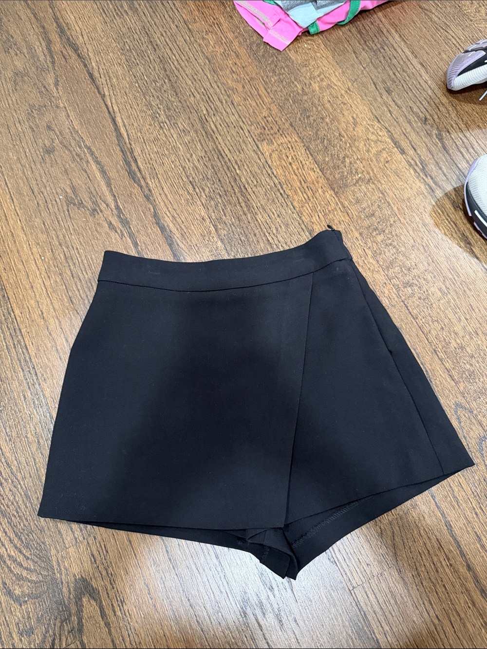 Dynamite Black Skort-Style Shorts
